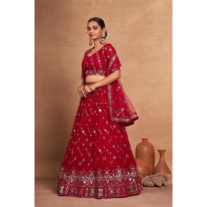 Lehenga Choli de Diseñador Hermoso y Popular para Bodas y Fiestas, Compre Directamente del Fabricante Indio por Fabzonefa - Product Image 5