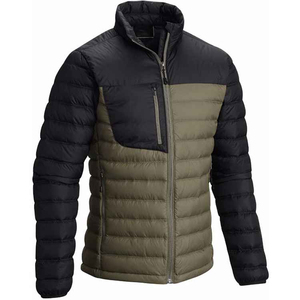 Winter Thick Puffer Insulated <b>Packable</b> Warm Duck <b>Jacket</b> 100% Nylon Stand Collar Unisex Outdoor Clothing - Product Image 5