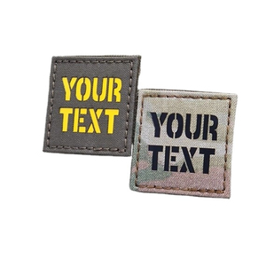 High Quality Laser Cut Embroidered Patches Custom Logo <b>Badges</b> for Garments Uniforms and Clothing Decoration - Product Image 1