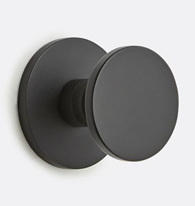 Awesome <b>black</b> matt Round cabinet brass knobs with Dresser knobs Customizable With Passage Privacy knobs with metal - Product Image 2