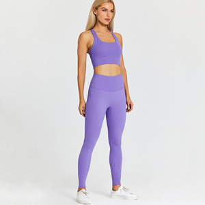 Conjunto de Yoga de Alta Elasticidad, Nuevo Estilo, Algodón, Precio Económico, Secado Rápido, Ropa Deportiva para Mujer, Conjunto de Yoga de 2 Piezas, Hecho en Pakistán, para Chicas - Product Image 5
