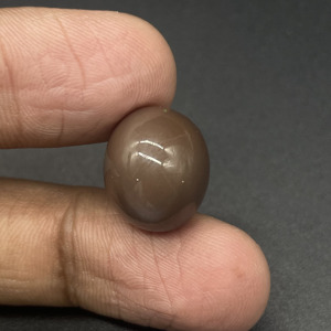 HAYAAT GEMS Natural Smoky Brown Moonstone Oval Cabochon | Polished 13.65 Carat Loose Gemstone for Jewelry Making - Product Image 4