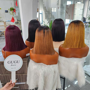 Pelucas de Cabello Humano 100% Virgen, Color Marrón Jengibre, 10 Pulgadas, Super Double Drawn, Transparentes para Encaje, Lisas, Onduladas, Rizadas, Profundas - Product Image 5