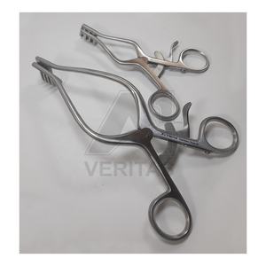 Retractor médico de clavija recta VERITAS de 150mm, fuente de alimentación Manual, instrumento mastoideo Mollison reutilizable, tubo de succión Frazier - Product Image 3
