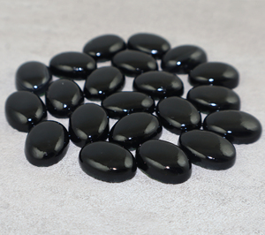 Piedra Preciosa de Ónix Negro Natural en Forma Ovalada de 13x18 mm, Piedra Suelta para Fabricación de Joyas, Venta al por Mayor - Product Image 3