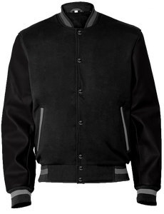 <b>Men's</b> Canvas Fabric Custom Embroidered Varsity <b>Jacket</b> with Polyester Shell OEM ODM Wholesale - Product Image 5