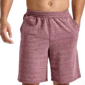 Custom 100% Cotton Baggy Blank Sweat Shorts Double Waistaband Men Heavy Weight Fleece <b>Joggers</b> Shorts Plus Size Men's Shorts - Product Image 1