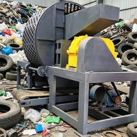 Déchiqueteur de pneus robuste pour le recyclage des pneus usagés et du caoutchouc de pneus de voiture