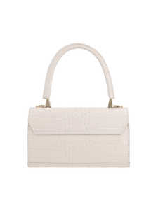 Bolso de Hombro Mini de Lujo con Textura de Cocodrilo para Mujer, Elegante Bolso Estructurado con Cierre de Cremallera Dorada y Correa Cruzada - Product Image 5