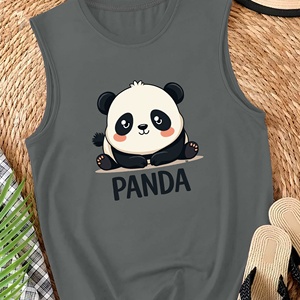 Cartoon PANDA Gilet décontracté pour femme - Product Image 2