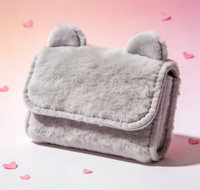 Dompet Bulu Halus Super Lembut, Menggemaskan, Personal, Kreatif, Indah, Praktis, Bergaya Kawaii, Menarik, dan Viral
