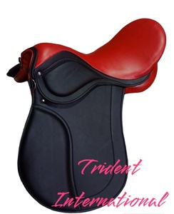 TI101OA054 Silla de Montar Inglesa Personalizada de Cuero Sintético PU con Estructura de Madera y Herrajes de Acero Inoxidable para Equitación y Polo - Product Image 2