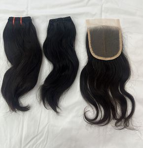 Extensions de cheveux humains de trame Remy de haute qualité Paquets en vrac personnalisés dans le style de vague indienne Prix bas pour les exportateurs - Product Image 1