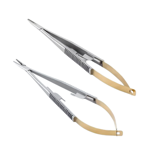ที่จับเข็มเย็บผ้าแบบแม่นยำสูง รุ่น Castroviejo Micro Precise ขนาด 5.51 นิ้ว ปลายโค้ง ทำจากสแตนเลสสตีล อุปกรณ์ผ่าตัดแบบใช้มือ - Product Image 3