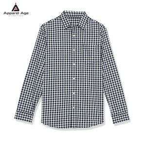 เสื้อเชิ้ตผู้ชายลำลองผ้าฝ้ายทรงเข้ารูปแขนสั้น ลดราคาพิเศษสำหรับขายออนไลน์ - Product Image 1
