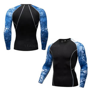 เสื้อคอมเพรสชั่นผู้ชายขายดีทันสมัย เสื้อผ้าออกกำลังกายยืดหยุ่น เสื้อคอมเพรสชั่นผู้ชาย - Product Image 6