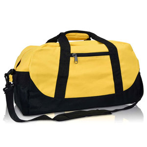 OEM Custom Gym Duffel <b>Bag</b> Unisex Sports Gym Duffel <b>Bag</b> With Shoulder Strap And Front Zip Pocket 600D Material Sports Travel <b>Bag</b> - Product Image 4