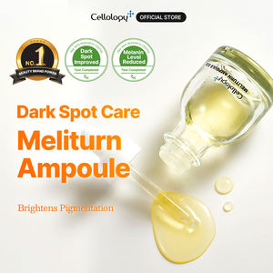 CELLOLOGY Meliturn Ampoule 30ml Sérum éclaircissant et blanchissant à la vitamine C haute performance pour femmes, visage et usage domestique - Product Image 1