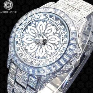 Montre de luxe Charm Jewells en acier inoxydable 40 mm, cadran analogique, verre, mouvement mécanique, date automatique, étanche 10 bars, pour homme - Product Image 1