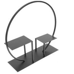 ขาตั้งเค้กเคลือบสีดำสุดหรู ขายดี ของตกแต่งใหม่ ขาตั้งเค้กโลหะ ขาตั้งช็อกโกแลต ราคาประหยัด - Product Image 1