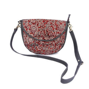 Sac bandoulière en cuir véritable à rabat motifé, sacoche pour ordinateur portable, grande capacité, léger, pour les voyages et l'usage quotidien - Product Image 1