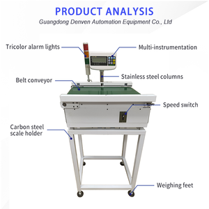 Tự động phân loại băng tải Trọng lượng máy vành đai <span class=keywords><strong>checkweigher</strong></span> điện kiểm tra weigher - Product Image 2