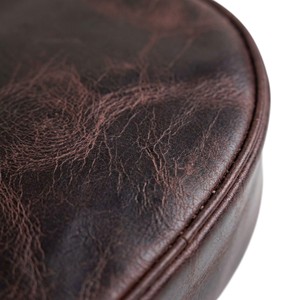 Women Genuine Leather Durable Single <b>Small</b> Crescent Crossbody Bag Minimalist Half Moon Shoulder Handbag for Travel Dark Brown - Product Image 3