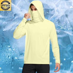 Camisetas y tops de pesca antibacterianos de última generación, tela de poliéster y spandex, sudaderas de pesca de corte relajado para hombre, de secado rápido. - Product Image 1