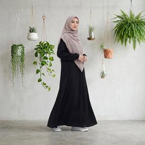 High Quality Muslim Niqab Headscarf Crepe Breathable Spring XXL Modest Ethnic Thobe/Thawb Extra Long Khimar Two Layers Chiffon - Product Image 3