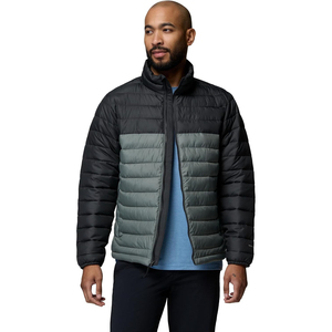 Veste polaire d'hiver pour homme, couleur olive, col montant, fermeture éclair, coupe-vent, décontractée, coupe standard, longueur normale - Product Image 4