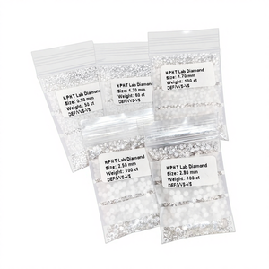 Diamantes Sueltos SHREERAJ SOLITAIRE 100% Naturales, Cultivados en Laboratorio CVD, Corte Brillante, Color DEF, Claridad VVS-VS, 0.9-3.0mm, Joyería Melee - Product Image 1