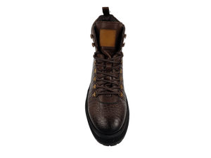 Botas de Combate Dlords Grant Brown de Cuero Genuino, Altura al Tobillo, con Cordones, Suela de Goma, Entresuela de EVA, Antideslizantes, para Todas las Estaciones - Product Image 5
