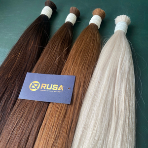 Extensiones de Cabello Virgen Vietnamita Rusa, Cabello Humano Liso y Sedoso, Mechones Suaves, Trama Única, Colores Disponibles - Product Image 6