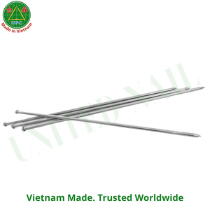 3.7"x0.193 Carbon Steel Common <b>Nail</b> with Smooth Shank and Checkered Head Style| clavo de uso general - Product Image 4