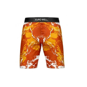 Pro Sublimated Solid Combat Apparel <b>High</b> Performance MMA Shorts Reinforced Stitching Athletic Trunks Grappling Boxing Breathable - Product Image 3