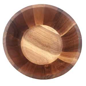 Mejor Cuenco Grande de Madera Redondo Hecho a Mano Ecológico para Boda, Vajilla, Cuenco para Servir Masa Pulida, Precio Bajo para el Hogar - Product Image 2