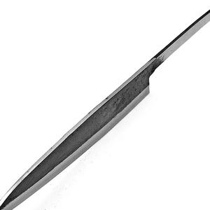 Couteau à lame vierge personnalisé fait main Jexmoo, lame en acier au carbone (4-5,9 pouces), étui en cuir - Cadeau pour chef, fabriqué au Pakistan - Product Image 5