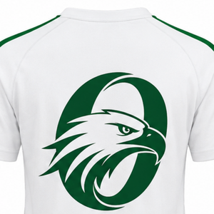 Maillot de cheerleading blanc et vert à manches courtes – Tenue de sport athlétique pour l'entraînement et la compétition - Product Image 5
