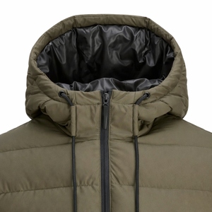 High Quality Hot Selling Winter Canvas Bubble <b>Jacket</b> Men <b>Warm</b> Outdoor Regular Lightweight Windproof Casual Front Custom Logo - Product Image 6