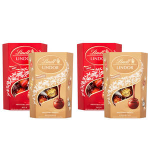 lindor salted caramel cornet 200g premium swiss chocolate <b>truffles</b> smooth creamy bulk wholesale gift <b>box</b> candy factory pricesale - Product Image 5