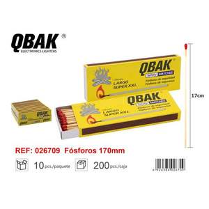 Fósforos de 170 mm, Fósforos de Alta Calidad para Acender Fuego, Ideales para Campismo y Supervivencia al Aire Libre - Product Image 1