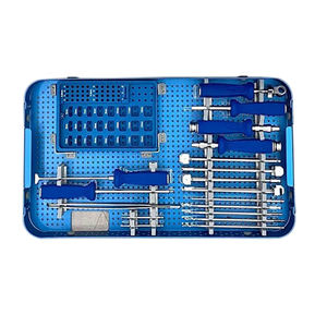 Dentric Implants Stainless Steel Peek Cervical Cage Locking <b>Screw</b> Manual Instrument <b>Set</b> Complete Orthopedic Surgical Instruments - Product Image 3