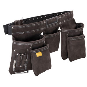 Premium Heavy-Duty Leather Tool Pouch Tool Bag for Professionals with Customizable Tool Belt - Product Image 2