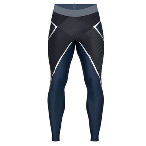 <b>Men's</b> Gym Yoga <b>Compression</b> Leggings Elastic Waist Breathable Customized Colors Print New Arrival Fitness <b>Tight</b> Quick Dry Full - Product Image 3