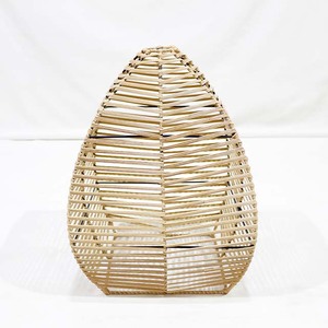 New Design <b>Plastic</b> Wicker Square Lantern Geometric Woven Hanging Ceiling <b>Cover</b> Home Decoration Christmas Durable Eco-Friendly - Product Image 2