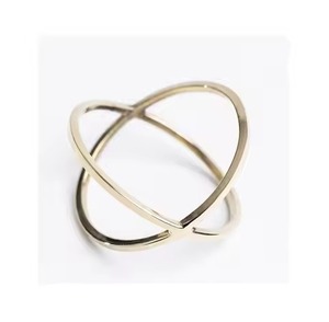 Elegante Anillo de Servilleta de Metal para Accesorios de Mesa de Comedor y Decoración de Eventos - Product Image 1