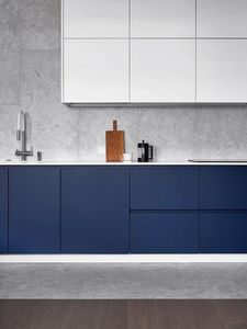 Meubles de maison de style américain Sanyang, design moderne en bois MDF, porte sans cadre, armoire de cuisine RTA - Product Image 5