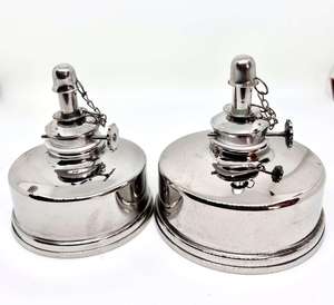 Contenedor de Lámpara de Alcohol de Alta Resistencia con Tapa Metálica de Rosca, Quemador de Vidrio Duradero para Laboratorio, Disponible para la Venta - Product Image 1