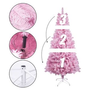 5FT Pink <b>Christmas</b> <b>Tree</b> - Product Image 5
