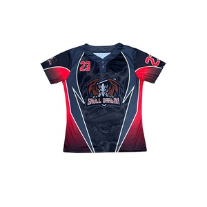Top qualité 100% Polyester Sport Sublimation impression Baseball maillot femmes Baseball Softball uniformes t-shirts - Product Image 1